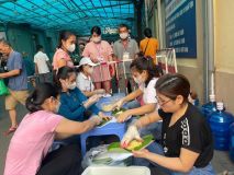 Hoạt động từ thiện tại viện Huyết học Trung ương