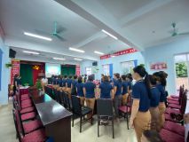 Hội nghị công chức- viên chức- người lao động trường MN Sen Hồng năm học 2022- 2023.