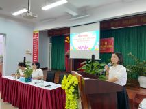 Hội nghị công chức- viên chức- người lao động trường MN Sen Hồng năm học 2022- 2023.