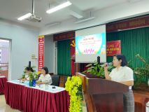 Hội nghị công chức- viên chức- người lao động trường MN Sen Hồng năm học 2022- 2023.