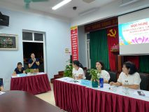 Hội nghị công chức- viên chức- người lao động trường MN Sen Hồng năm học 2022- 2023.