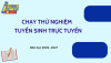 Chạy thử nghiệm TS trực tuyến 2026 2027