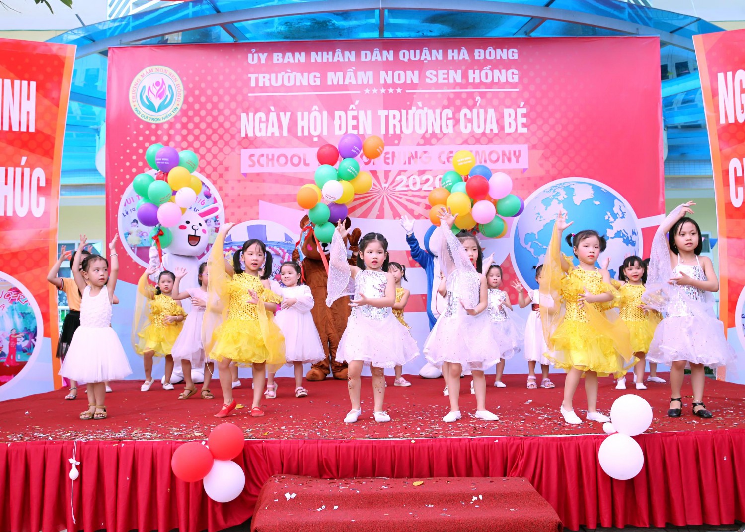 Trường mầm non Sen Hồng- Ngày hội đến trường của bé năm học 2019- 2020