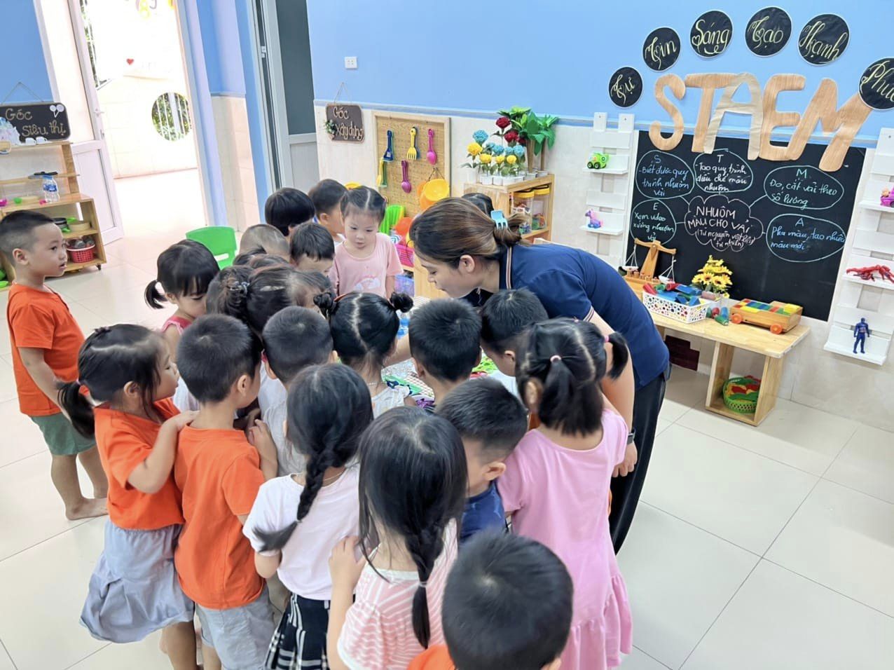 DỰ ÁN: SẮC MÀU KỲ DIỆU - thí nghiệm "Nhuộm vải"